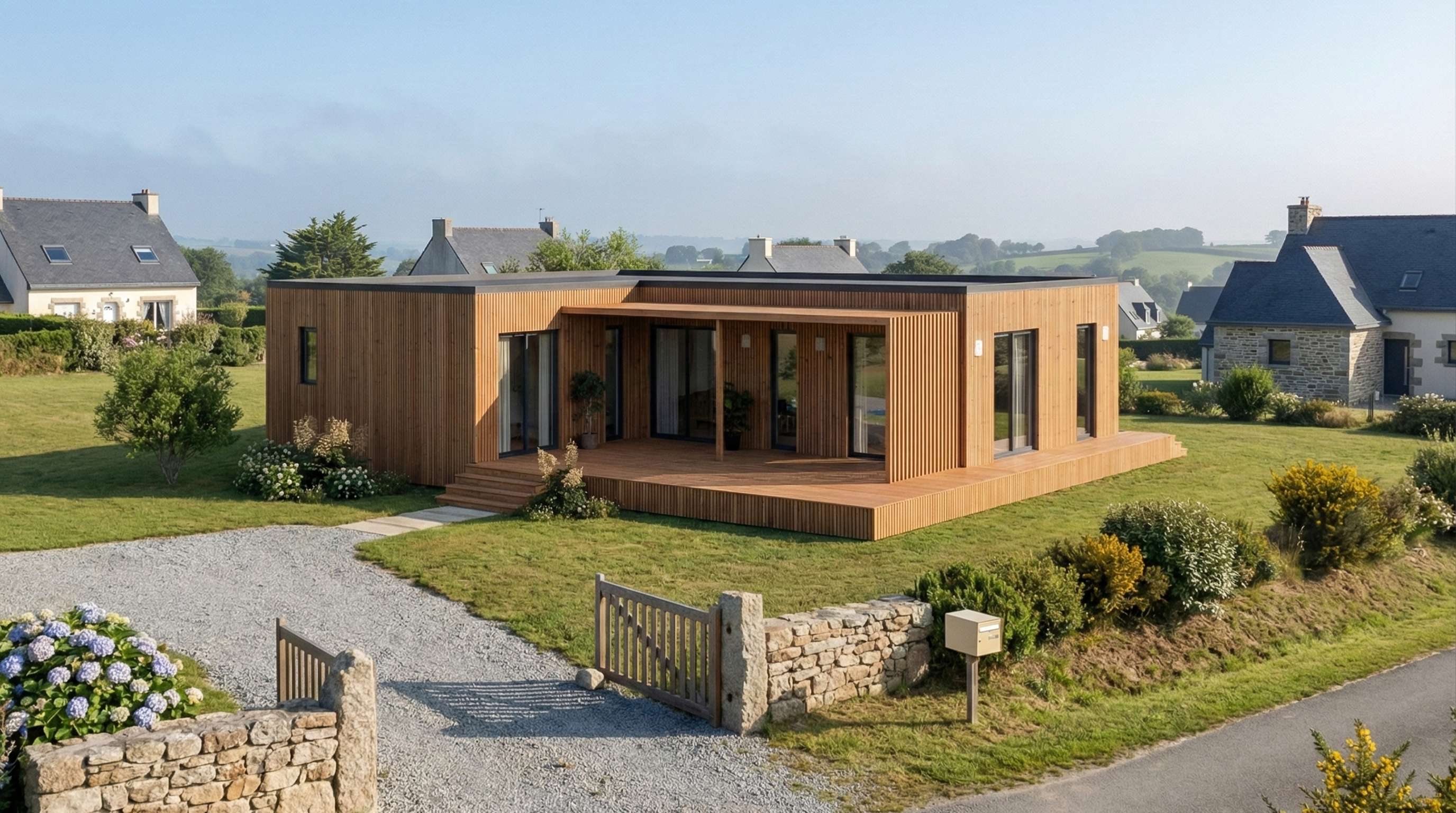 Maison neuve à Guénin